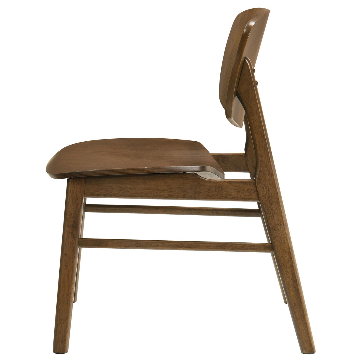 Benford Dark Brown Dining Side Chair Wood Seat, Set of 2 from Coaster - Luna Furniture