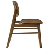 Benford Dark Brown Dining Side Chair Wood Seat, Set of 2 from Coaster - Luna Furniture