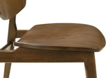 Benford Dark Brown Dining Side Chair Wood Seat, Set of 2 from Coaster - Luna Furniture