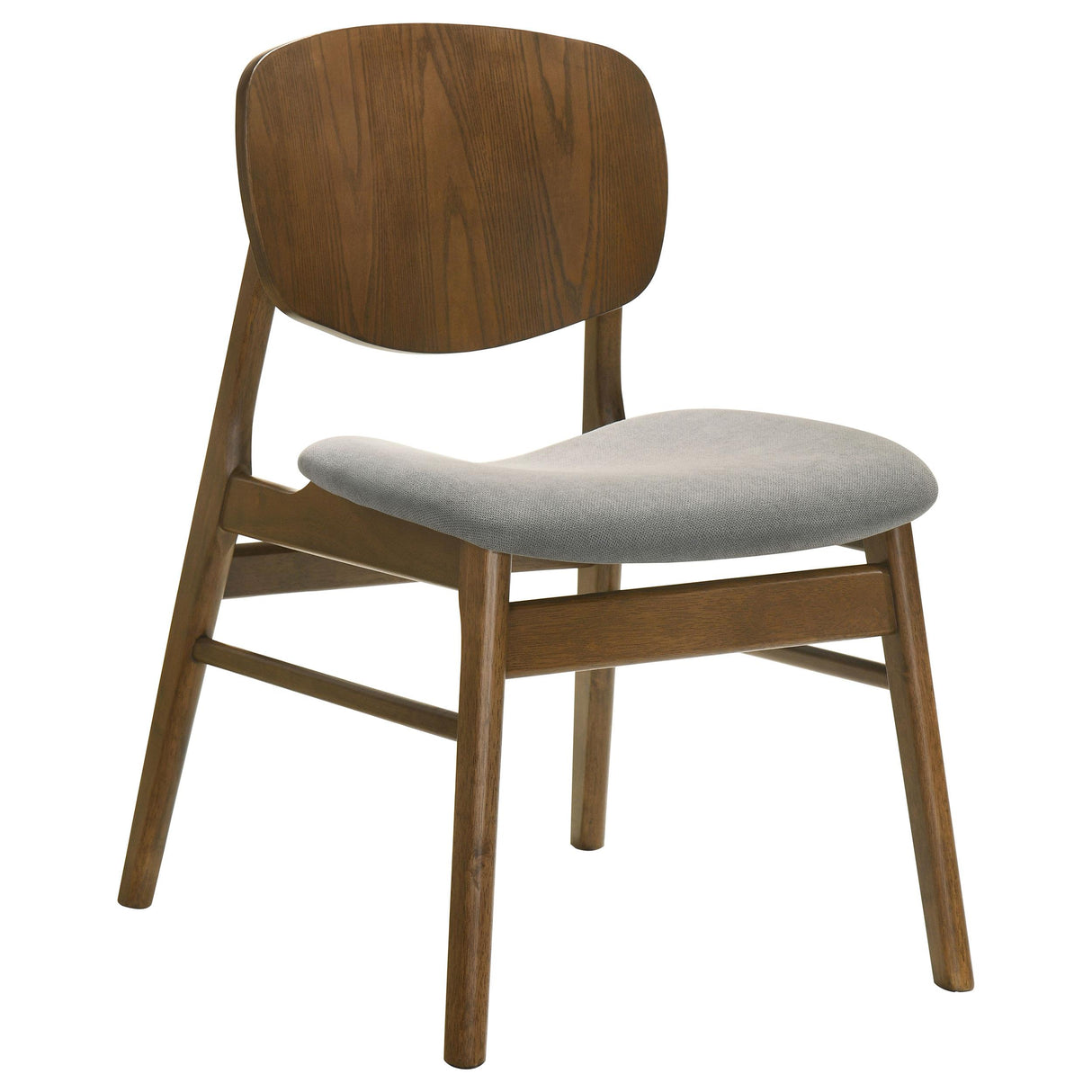 Benford Dark Brown Dining Side Chair Upholstered Seat, Set of 2 from Coaster - Luna Furniture