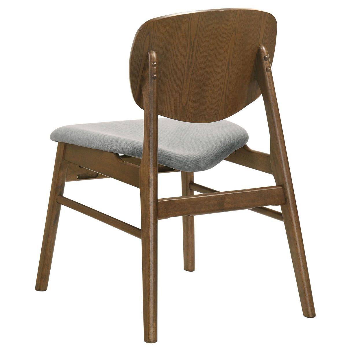 Benford Dark Brown Dining Side Chair Upholstered Seat, Set of 2 from Coaster - Luna Furniture