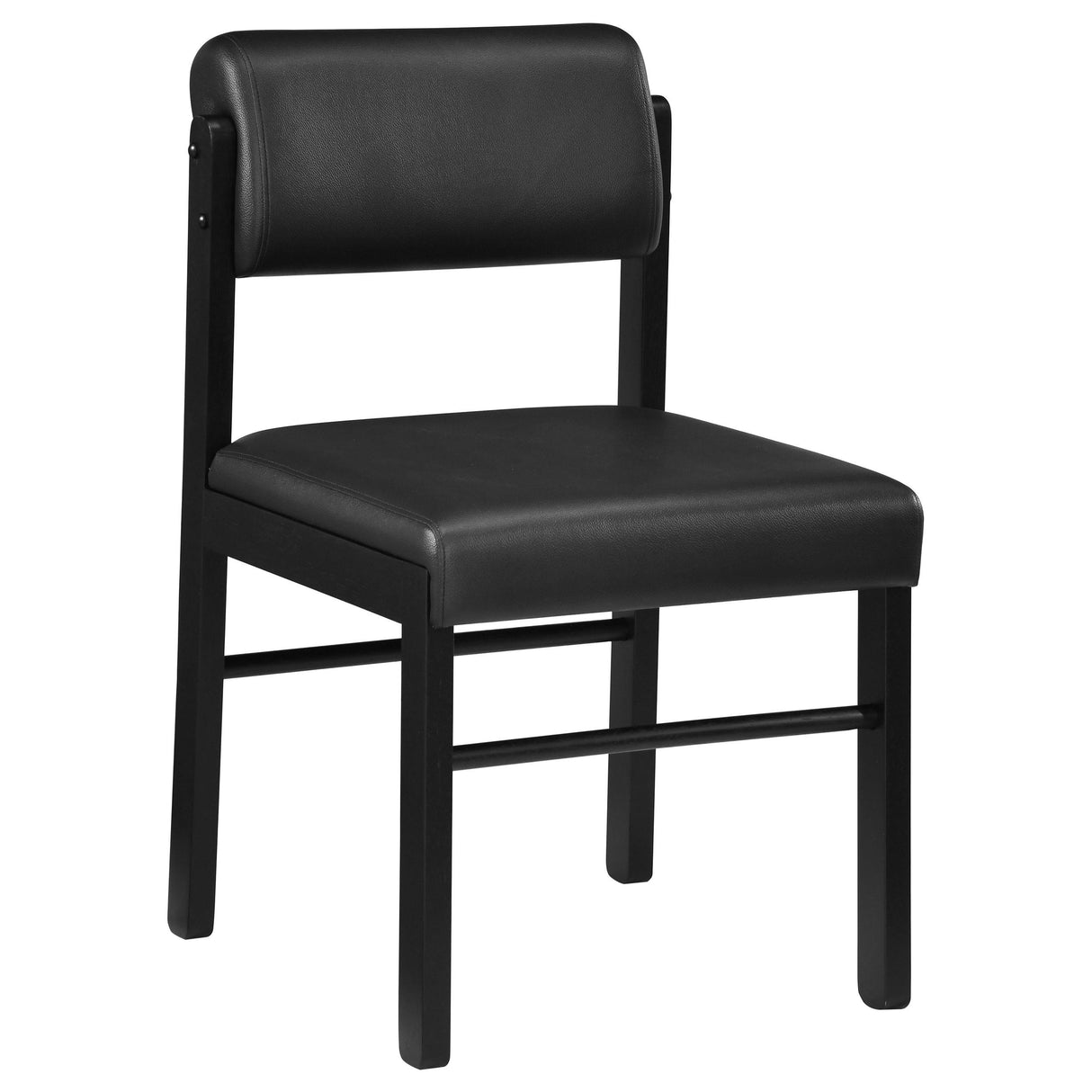 Kehoe Black Upholstered Dining Side Chair, Set of 2 from Coaster - Luna Furniture
