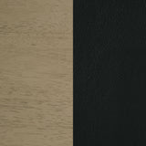Kehoe Black/Natural Oak Upholstered Dining Side Chair, Set of 2 from Coaster - Luna Furniture