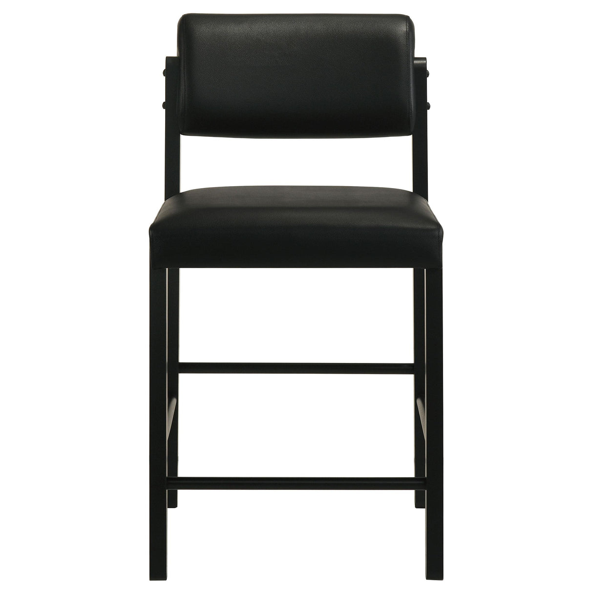 Kehoe Black Upholstered Counter Height Chair, Set of 2 from Coaster - Luna Furniture