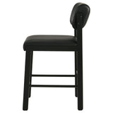 Kehoe Black Upholstered Counter Height Chair, Set of 2 from Coaster - Luna Furniture