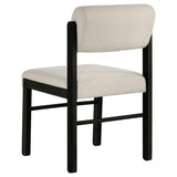 Hamlyn Black / Cream 5-Piece Round Wood Dining Set from Coaster - Luna Furniture