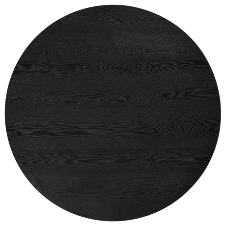 Hamlyn Black 5-Piece Round Wood Dining Set from Coaster - Luna Furniture