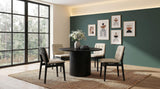 Hamlyn Black / Cream 5-Piece Round Wood Dining Set from Coaster - Luna Furniture