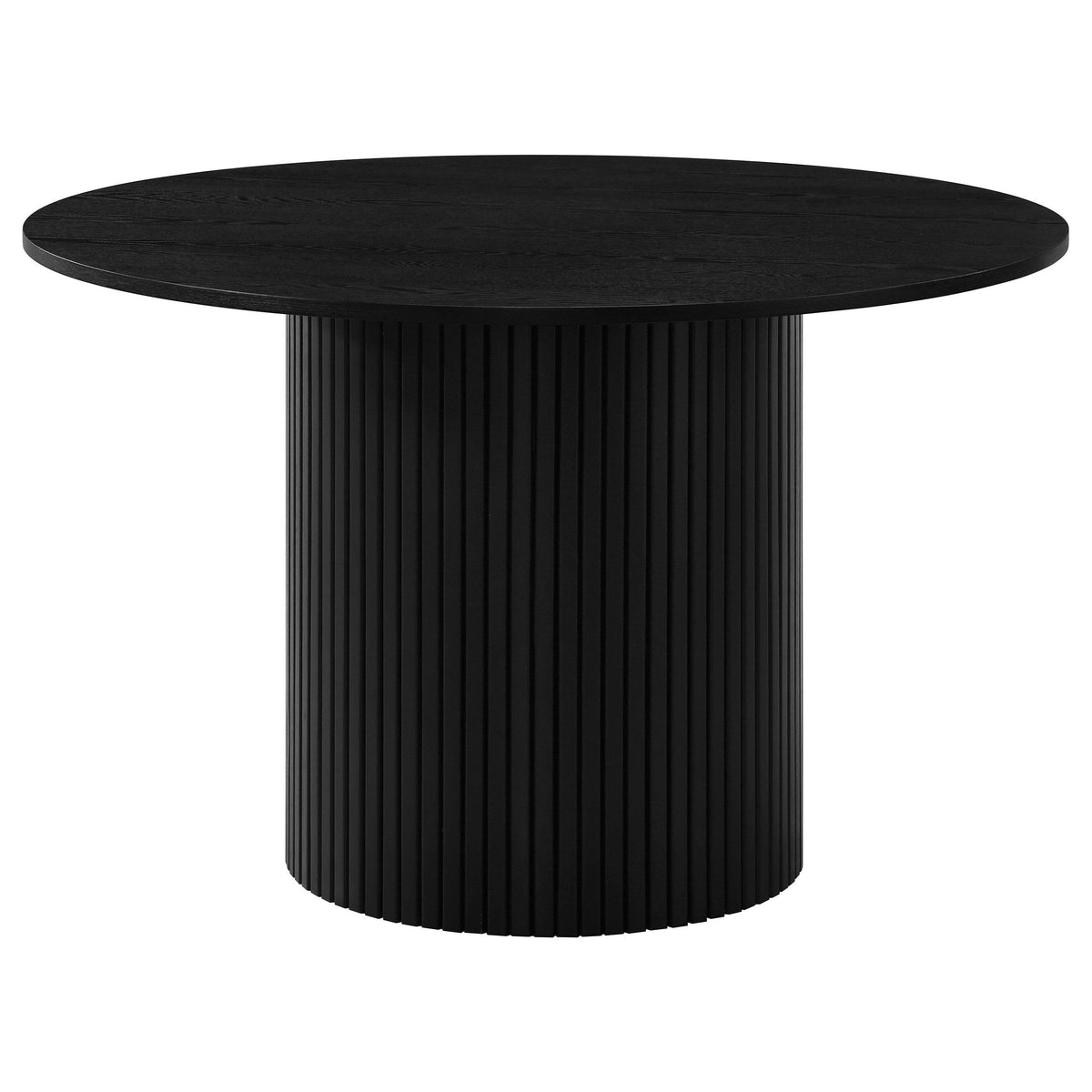 Hamlyn Black 5-Piece Round Wood Dining Set from Coaster - Luna Furniture