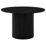 Hamlyn Black 5-Piece Round Wood Dining Set from Coaster - Luna Furniture