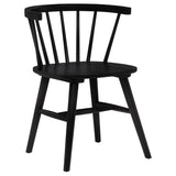Hamlyn Black 5-Piece Round Wood Dining Set from Coaster - Luna Furniture