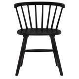 Hamlyn Black 5-Piece Round Wood Dining Set from Coaster - Luna Furniture