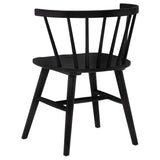 Hamlyn Black 5-Piece Round Wood Dining Set from Coaster - Luna Furniture