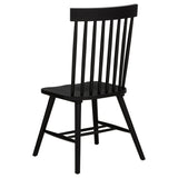 Hamlyn Black 5-Piece Round Wood Dining Set from Coaster - Luna Furniture