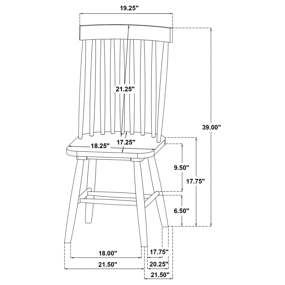 Hamlyn Black 5-Piece Round Wood Dining Set from Coaster - Luna Furniture