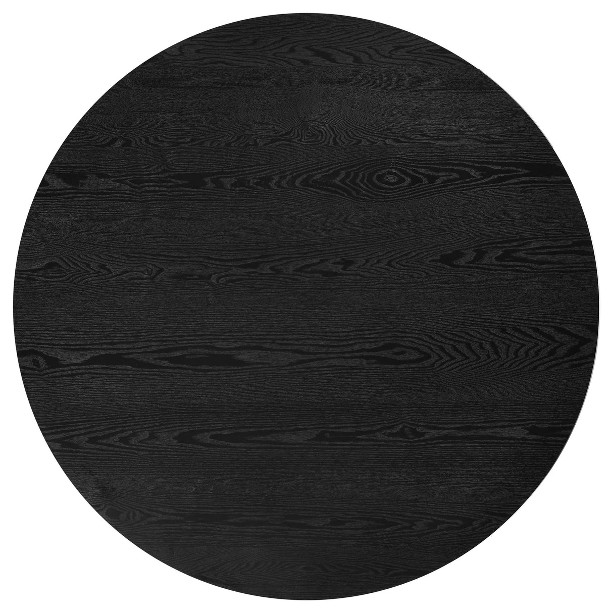 Hamlyn Black 43-inch Round Wood Dining Room Table from Coaster - Luna Furniture