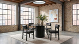 Hamlyn Black 43-inch Round Wood Dining Room Table from Coaster - Luna Furniture