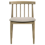 Hamlyn Wheat and Natural Oak 5-Piece Round Wood Dining Set from Coaster - Luna Furniture