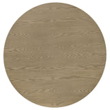 Hamlyn Cream and Natural Oak 5-Piece Round Wood Dining Set from Coaster - Luna Furniture