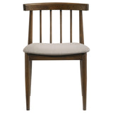 Hamlyn Walnut / Wheat 5-Piece Round Wood Dining Set from Coaster - Luna Furniture