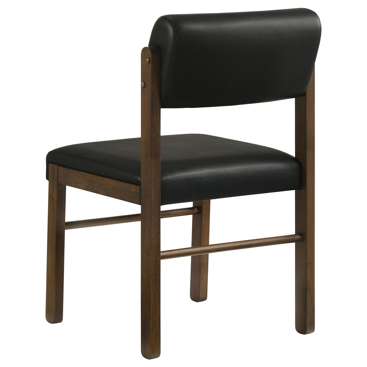 Hamlyn Walnut / Black 5-Piece Round Wood Dining Set from Coaster - Luna Furniture