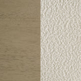 Kehoe Cream/Natural Oak Upholstered Dining Side Chair, Set of 2 from Coaster - Luna Furniture