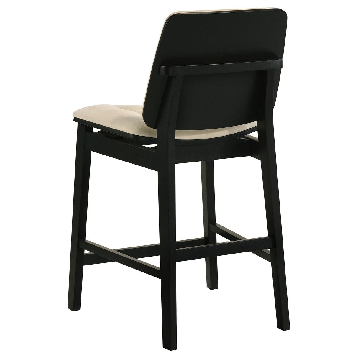 Hamlyn Black / Cream 5-piece Round Wood Counter Height Dining Set Cream and from Coaster - Luna Furniture