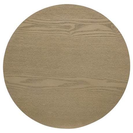 Hamlyn Gray and Natural Oak 5-Piece Round Wood Counter Height Dining Set from Coaster - Luna Furniture