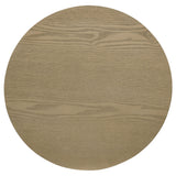 Hamlyn Natural Oak 43-inch Round Wood Counter Height Dining Table from Coaster - Luna Furniture