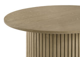 Hamlyn Natural Oak 43-inch Round Wood Counter Height Dining Table from Coaster - Luna Furniture