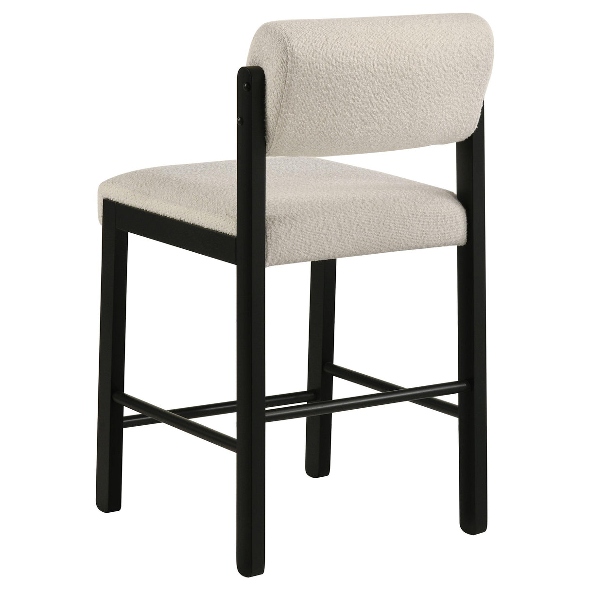 Kehoe Black / Cream Upholstered Counter Height Chair, Set of 2 from Coaster - Luna Furniture