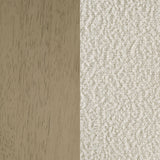 Kehoe Cream and Natural Oak Upholstered Counter Height Chair, Set of 2 from Coaster - Luna Furniture