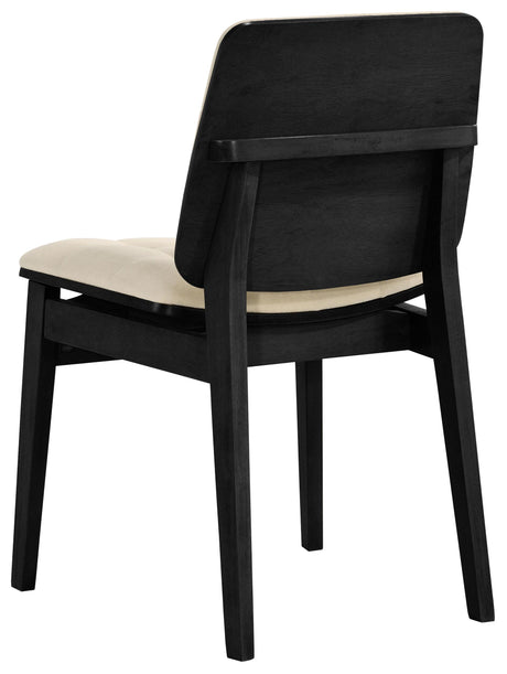 Strouse Black / Cream 5-Piece Dining Set from Coaster - Luna Furniture