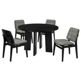 Strouse Black / Gray 5-Piece Dining Set from Coaster - Luna Furniture