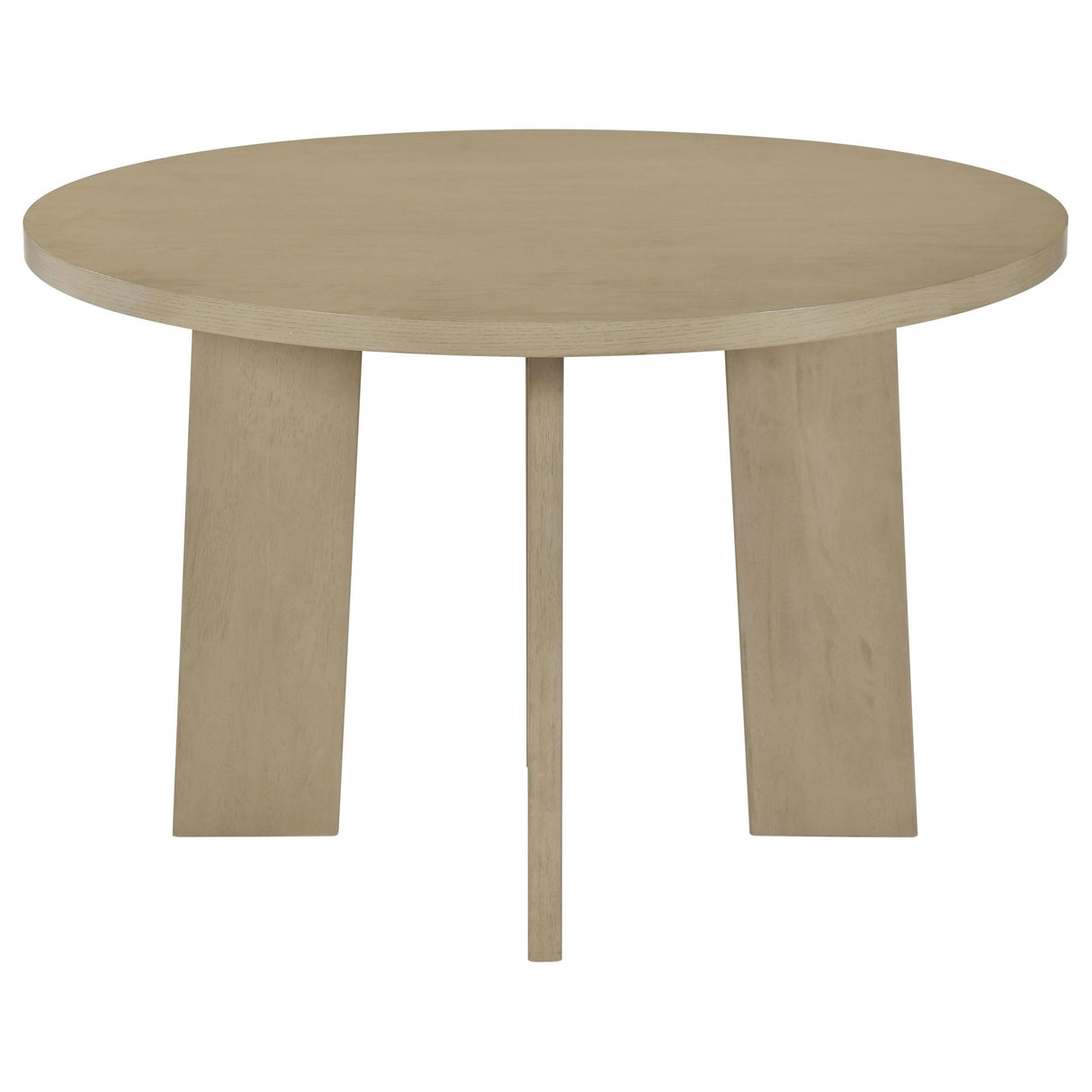 Strouse Cream and Natural Oak 5-Piece Dining Set from Coaster - Luna Furniture