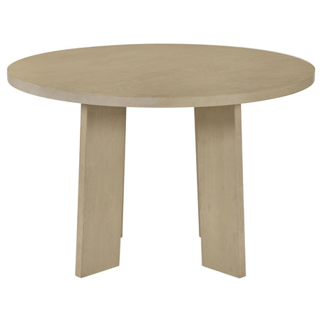Strouse Black and Natural Oak 5-Piece Dining Set from Coaster - Luna Furniture