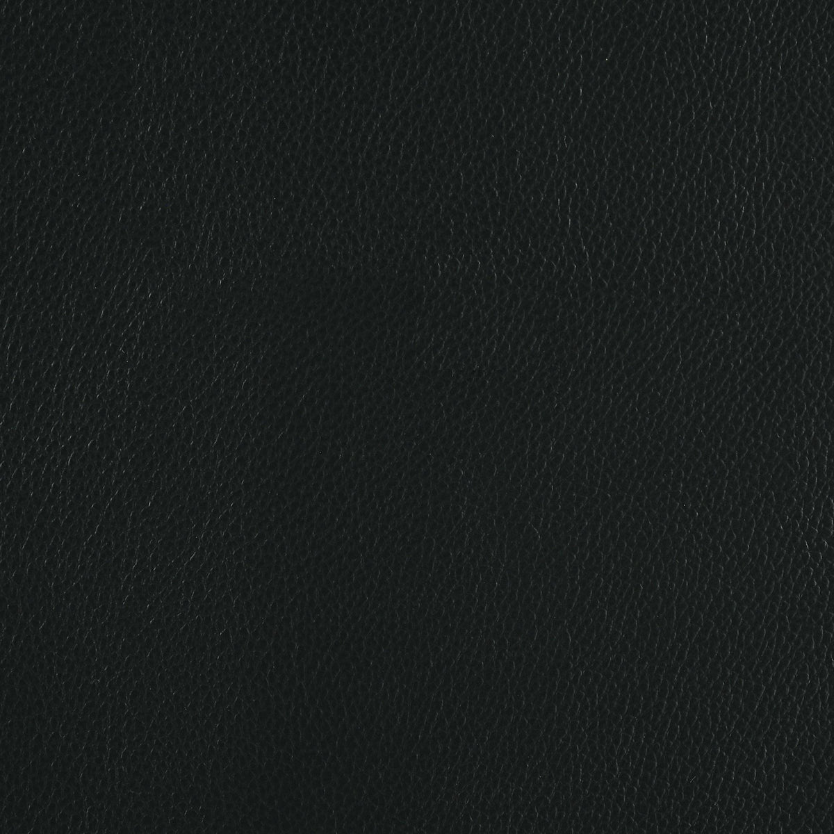 Strouse black upholstery swatch, pebbled faux leather texture