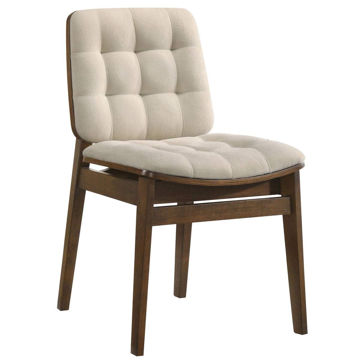 Strouse Walnut / Cream 5-piece Dining Set from Coaster - Luna Furniture