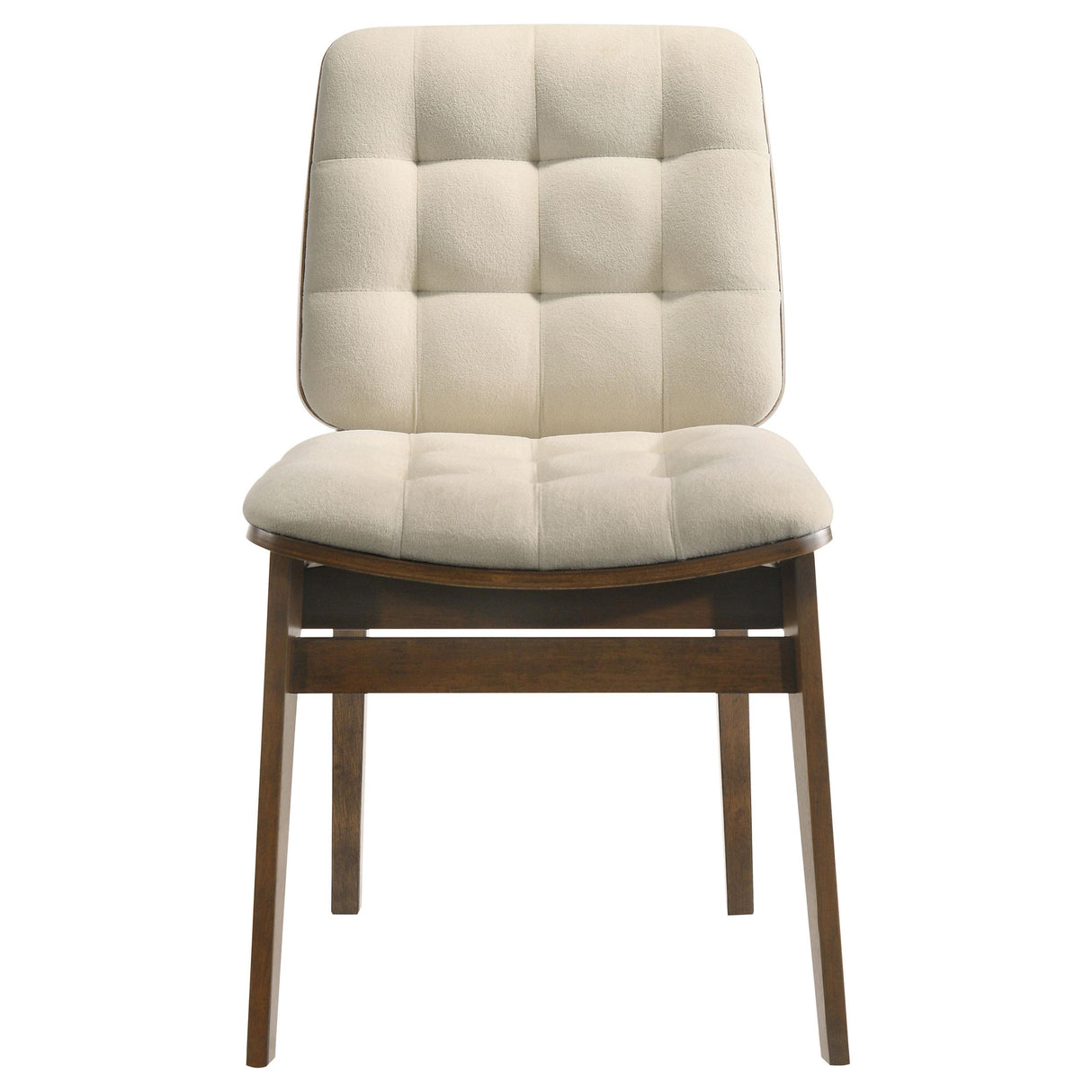 Strouse Walnut / Cream 5-piece Dining Set from Coaster - Luna Furniture