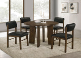 Strouse Walnut 47-inch Round Wood Dining Room Table from Coaster - Luna Furniture