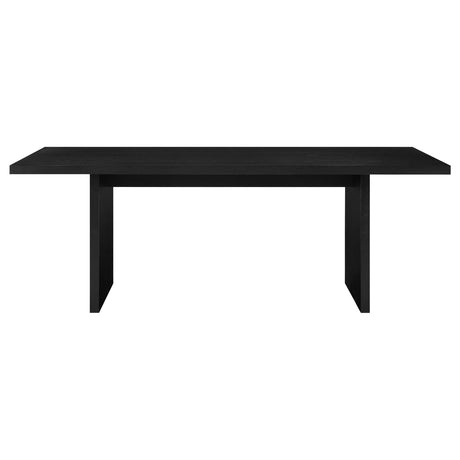 Decker Black / Wheat 7-Piece 82-inch Rectangular Dining Set from Coaster - Luna Furniture