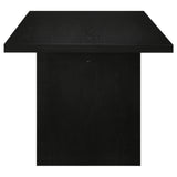 Decker Black / Cream 7-Piece 82-inch Rectangular Dining Set from Coaster - Luna Furniture