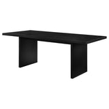 Decker Black 82-inch Rectangular Wood Dining Table from Coaster - Luna Furniture