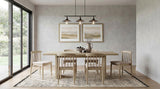 Decker Wheat and Natural Oak 7-Piece 82-inch Rectangular Dining Set from Coaster - Luna Furniture