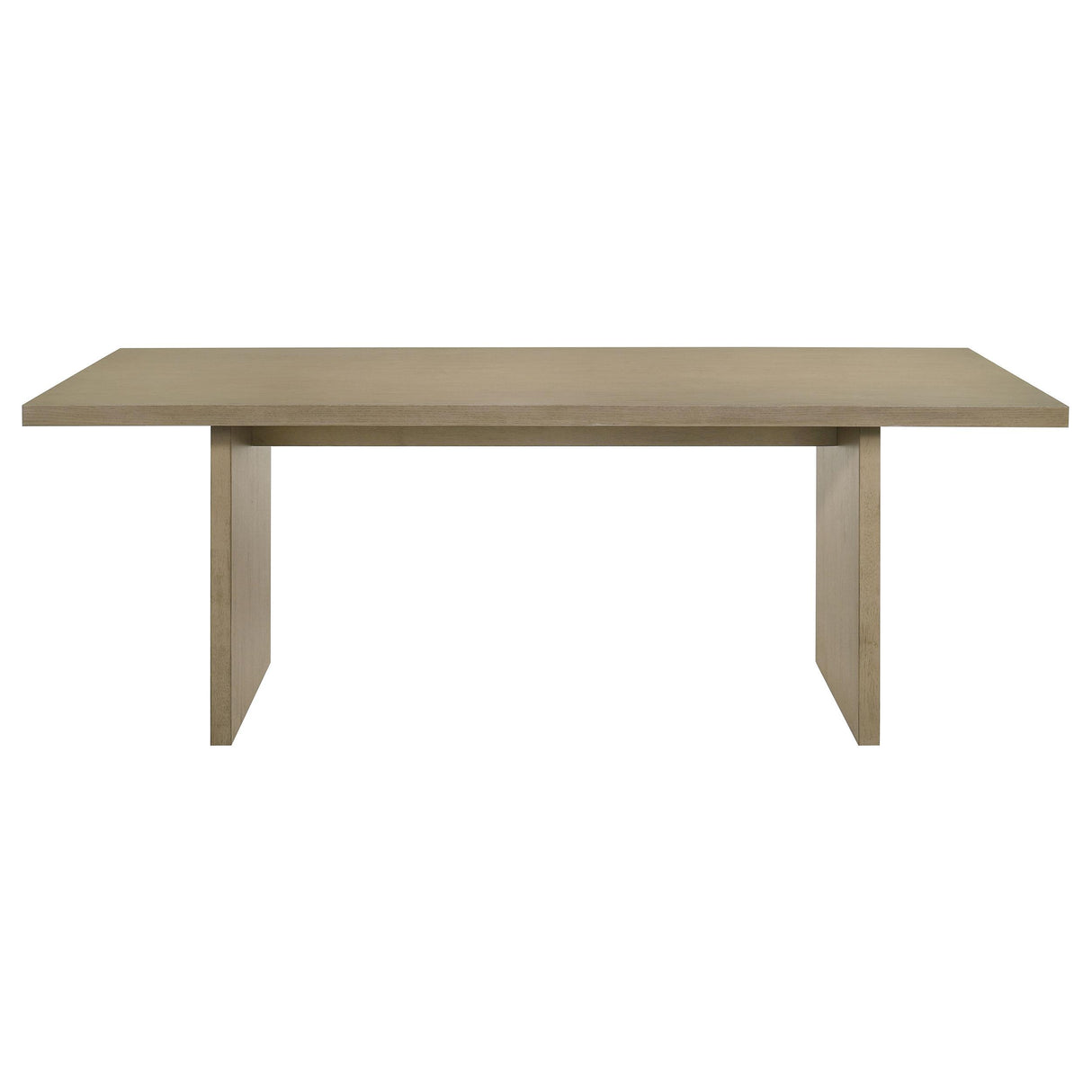 Decker Grey and Natural Oak 7-piece 82-inch Rectangular Dining Set from Coaster - Luna Furniture