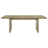 Decker Grey and Natural Oak 7-piece 82-inch Rectangular Dining Set from Coaster - Luna Furniture