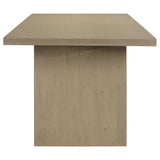 Decker Grey and Natural Oak 7-piece 82-inch Rectangular Dining Set from Coaster - Luna Furniture