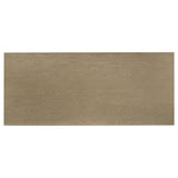 Decker Grey and Natural Oak 7-piece 82-inch Rectangular Dining Set from Coaster - Luna Furniture