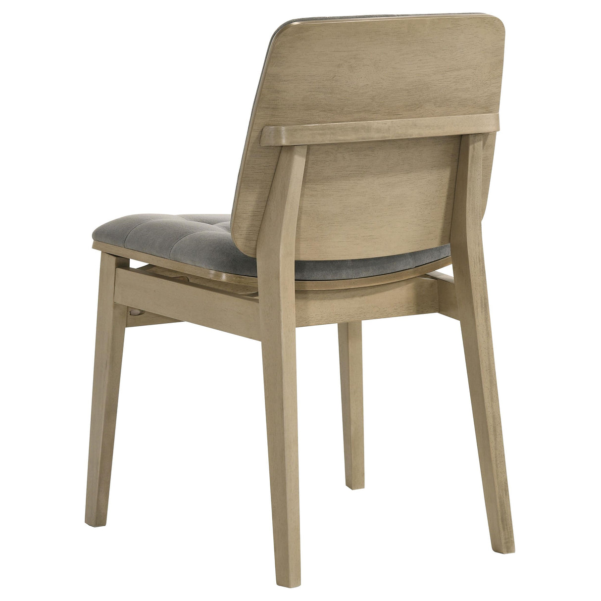 Decker Grey and Natural Oak 7-piece 82-inch Rectangular Dining Set from Coaster - Luna Furniture