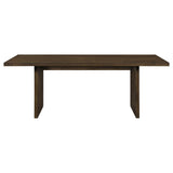 Decker Walnut / Black 7-Piece 82-inch Rectangular Dining Set from Coaster - Luna Furniture